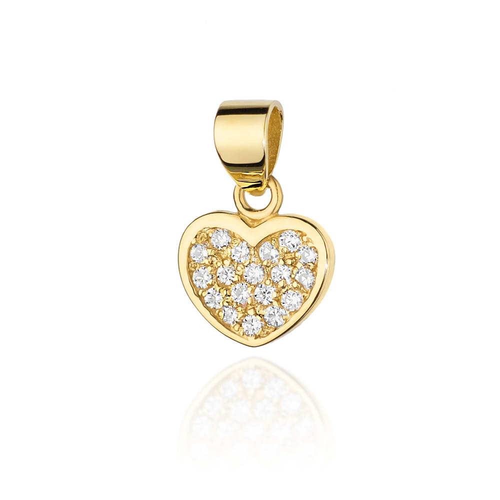 Gold Pendant With Diamonds