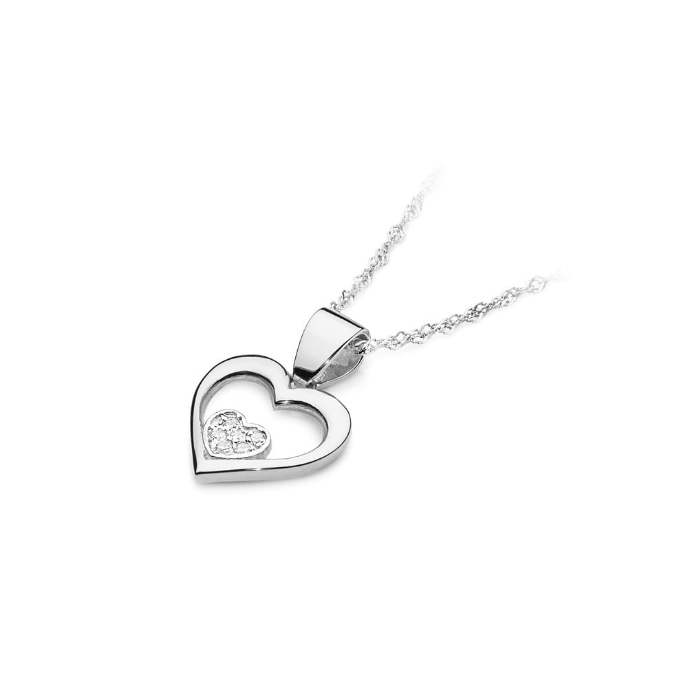 Gold Pendant With Diamonds