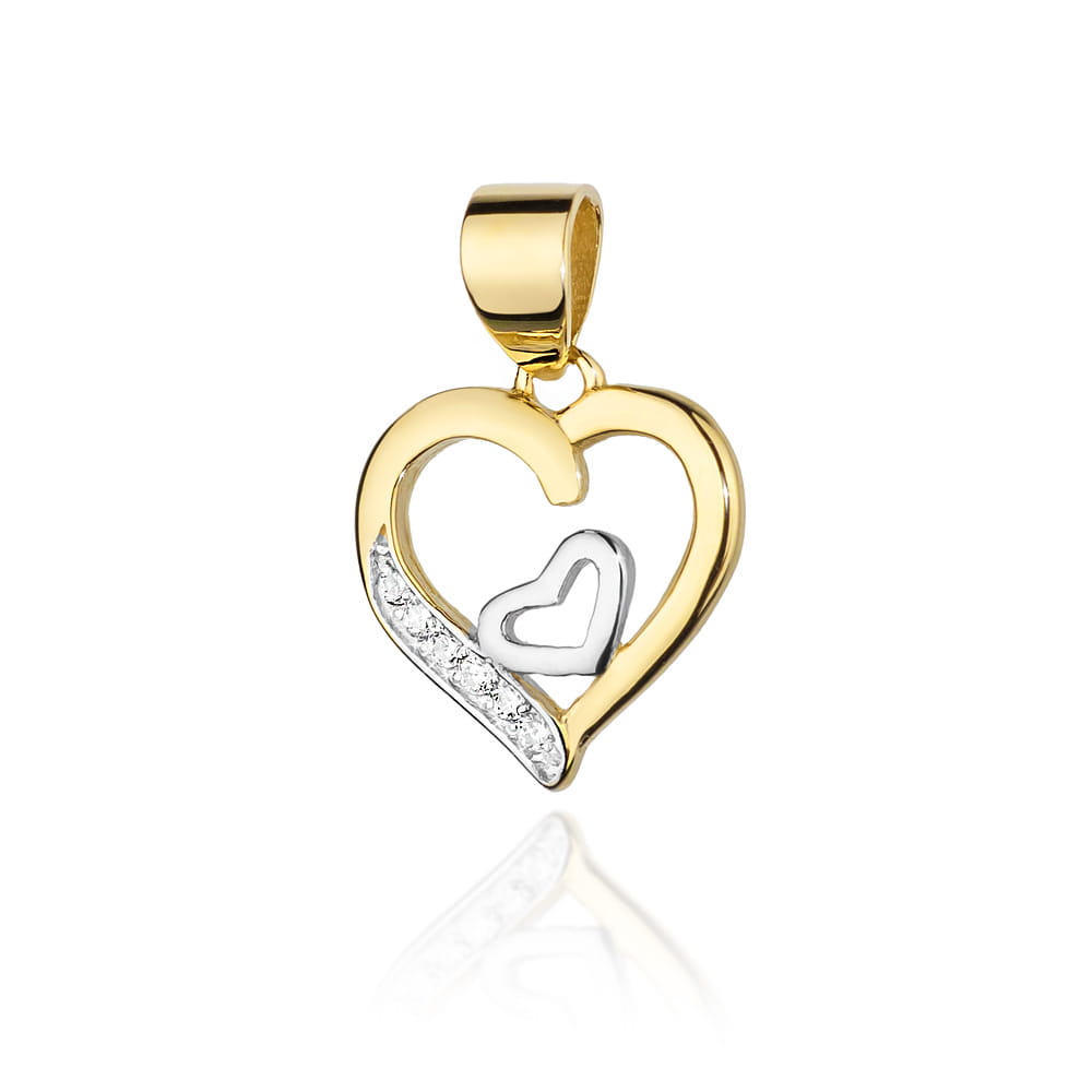 Gold Pendant With Diamonds