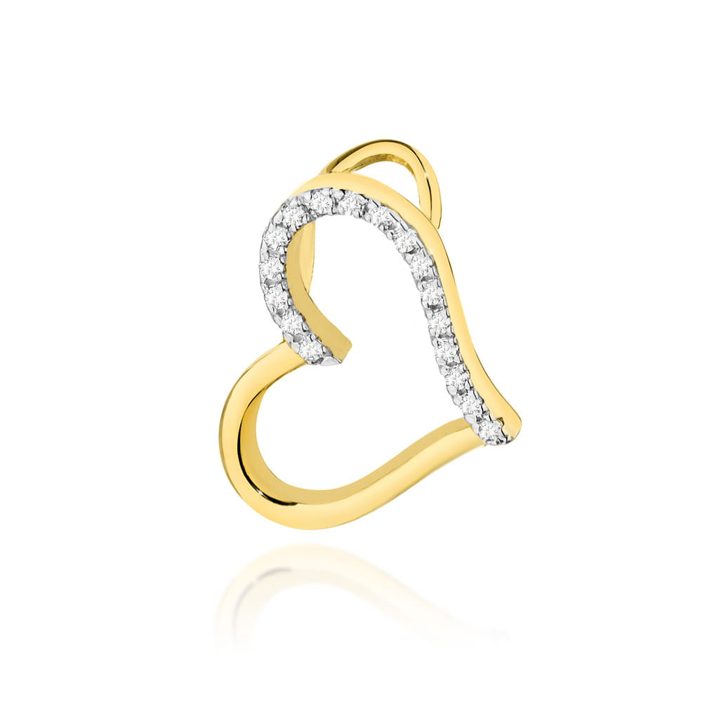 Gold Pendant With Diamonds
