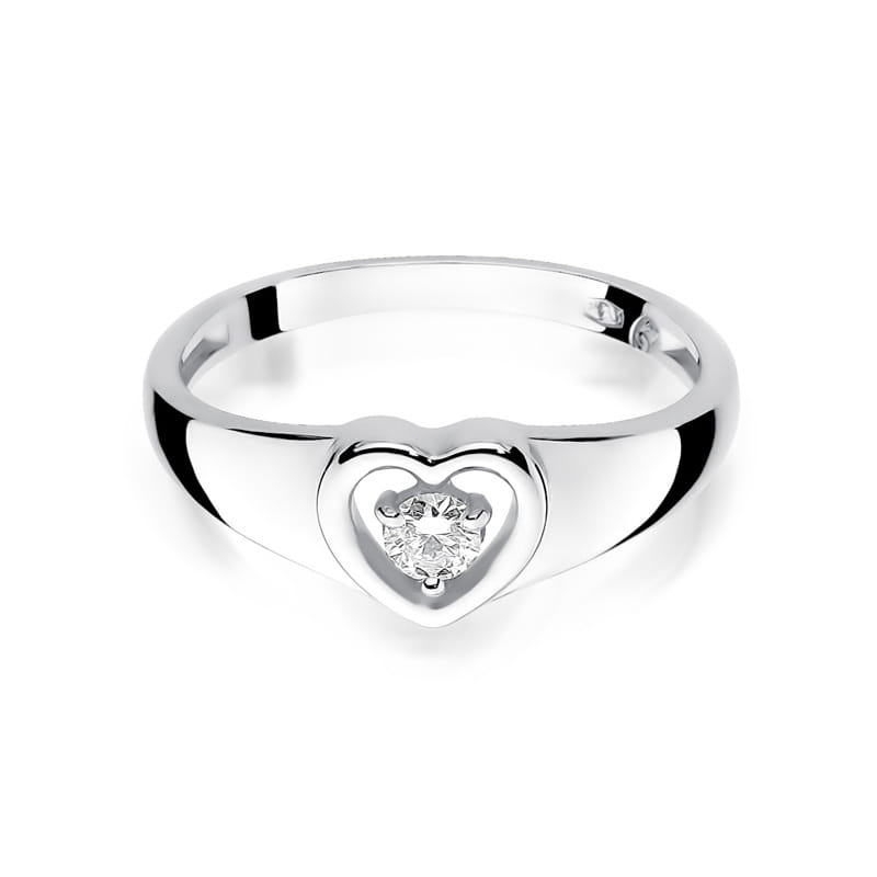 Gold Ring With Diamond 0.10ct