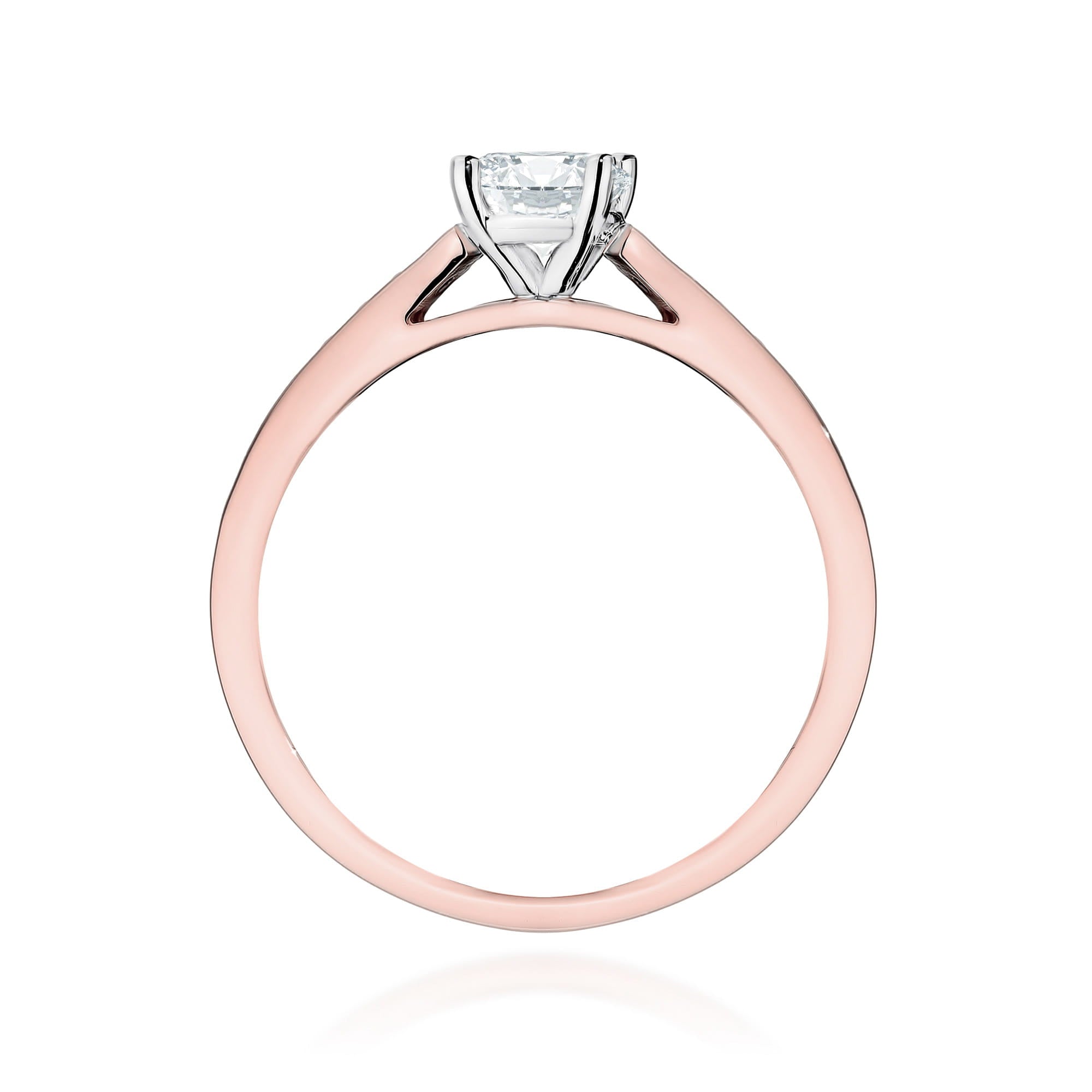 Gold Ring With Lab-Grown Diamonds