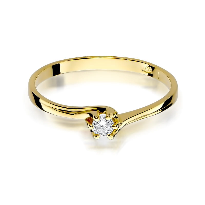 Gold Ring With Diamond