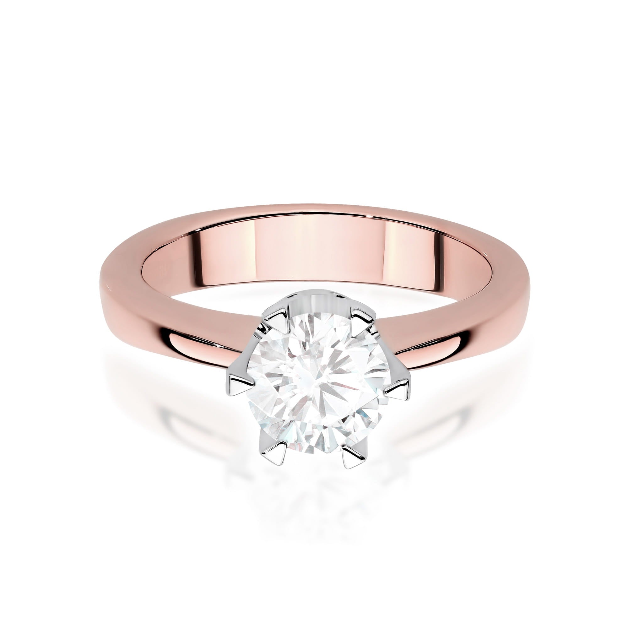 Gold Ring With Lab-Grown Diamond