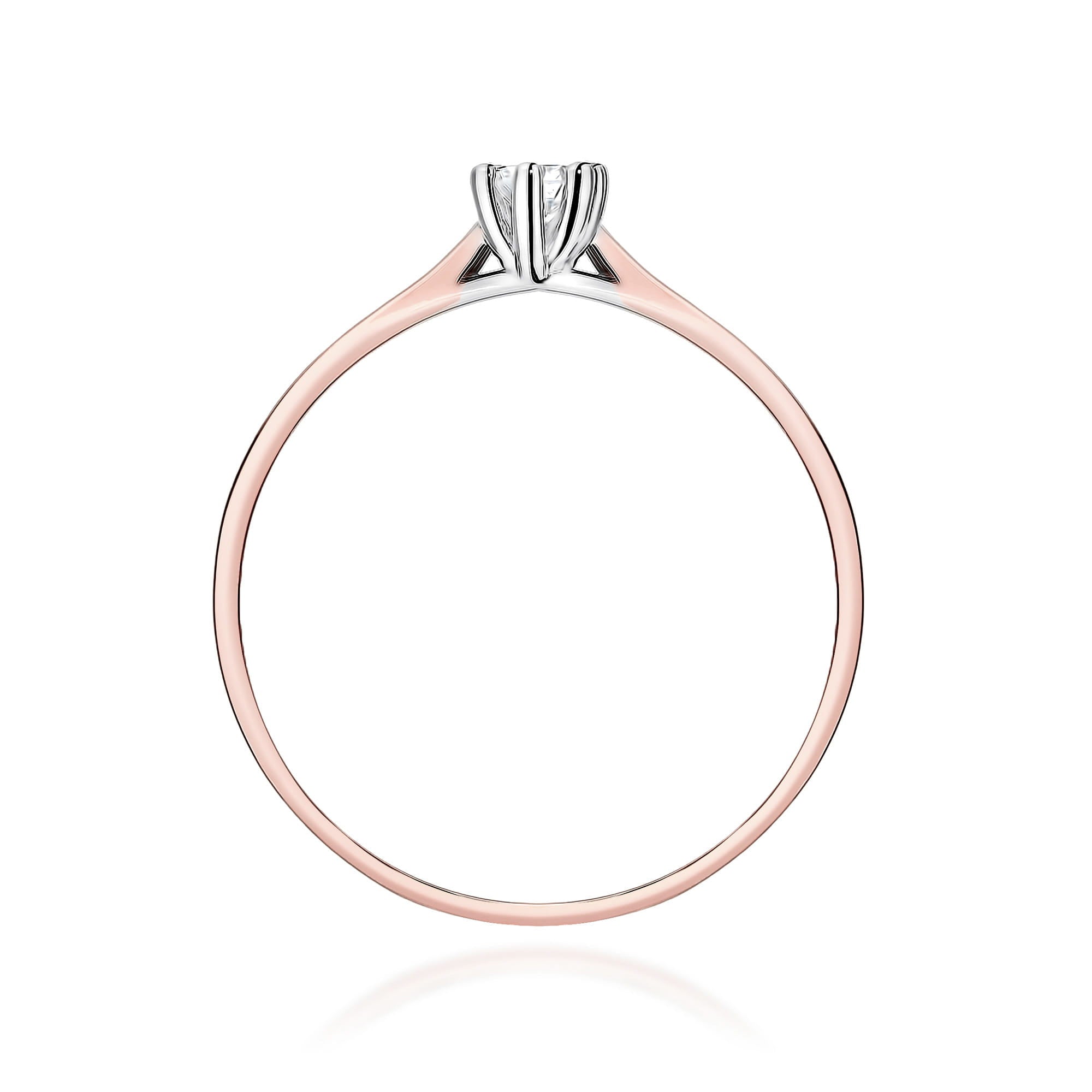 Gold Ring With Lab-Grown Diamond