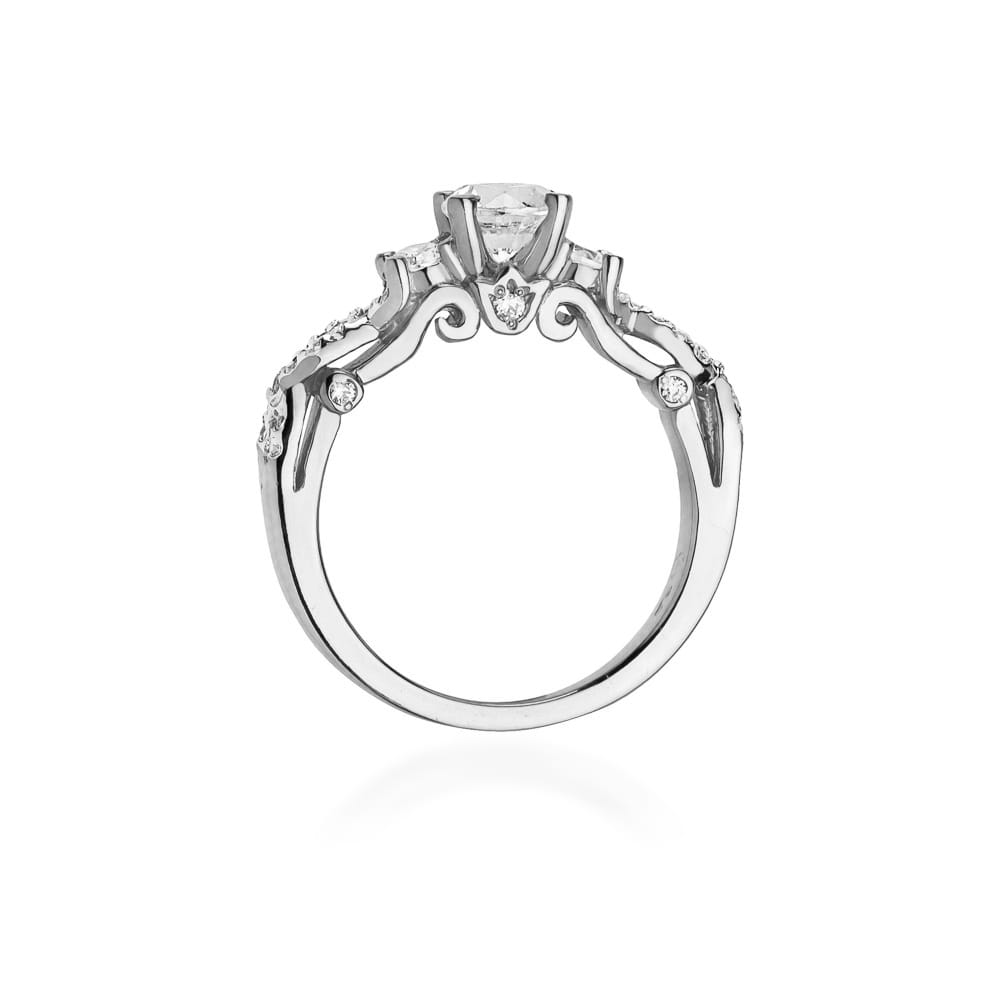 Gold Ring With Diamonds 1.04ct