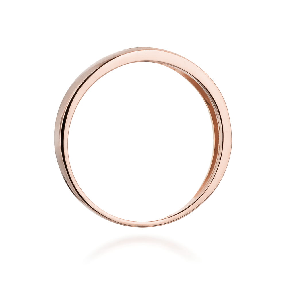 Gold Ring With Black Diamonds