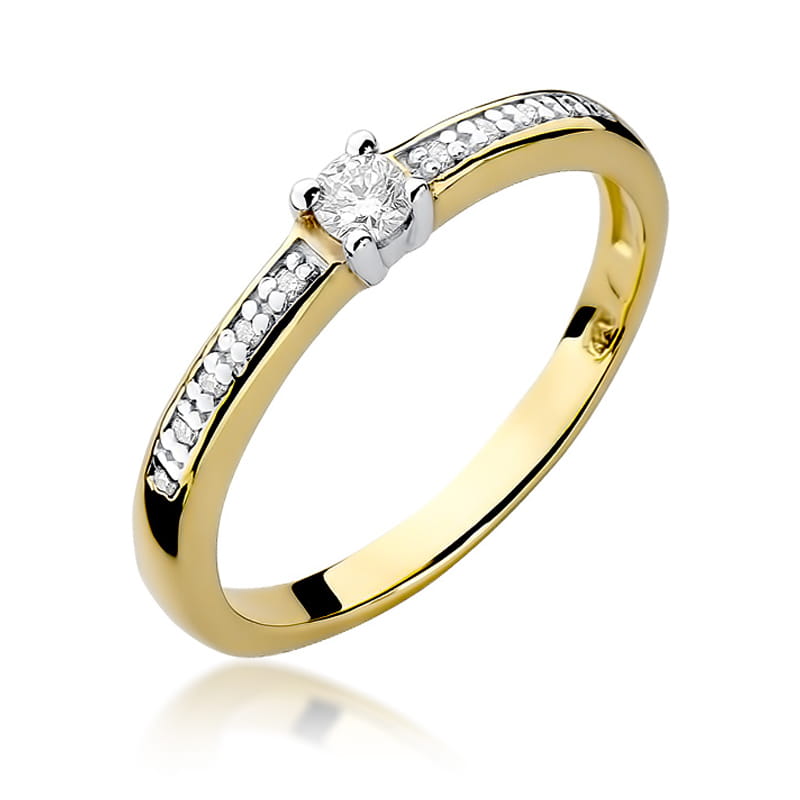 Gold Ring With Diamonds