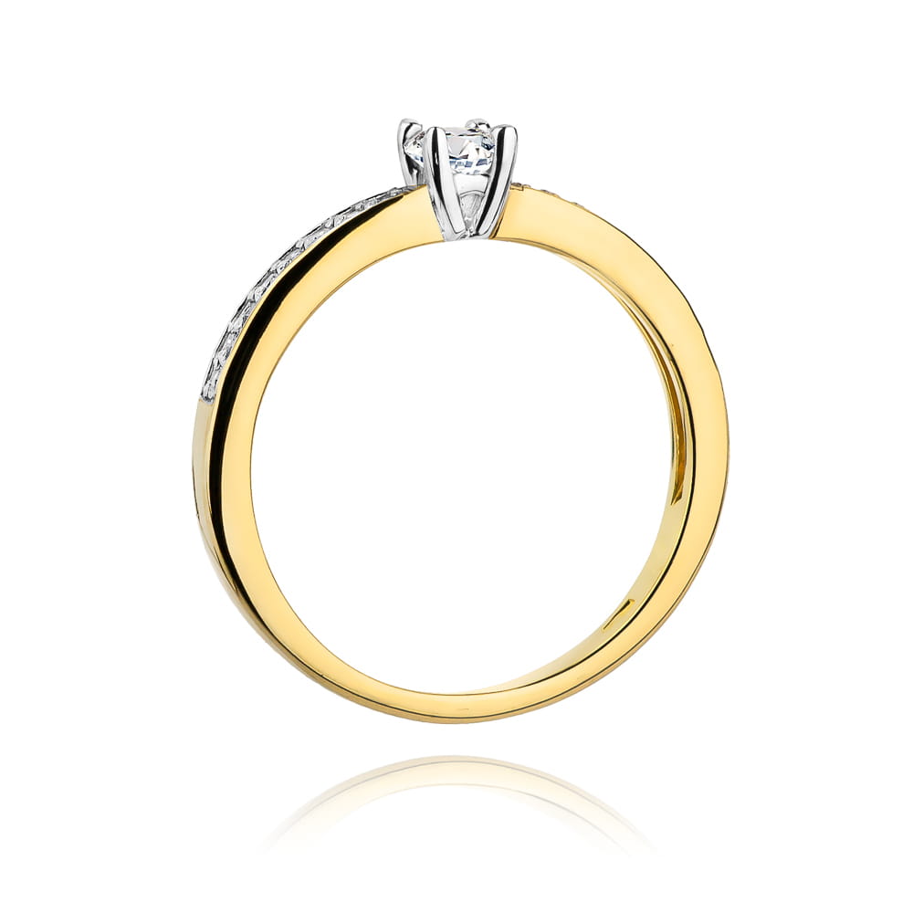 Gold Ring With Diamonds