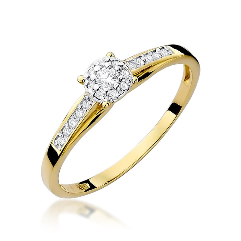 Gold Ring With Diamonds