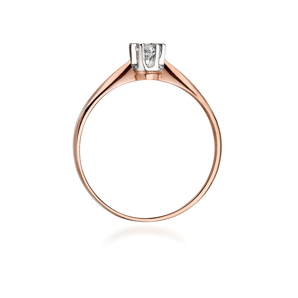 Gold Ring With Diamond 0.10ct