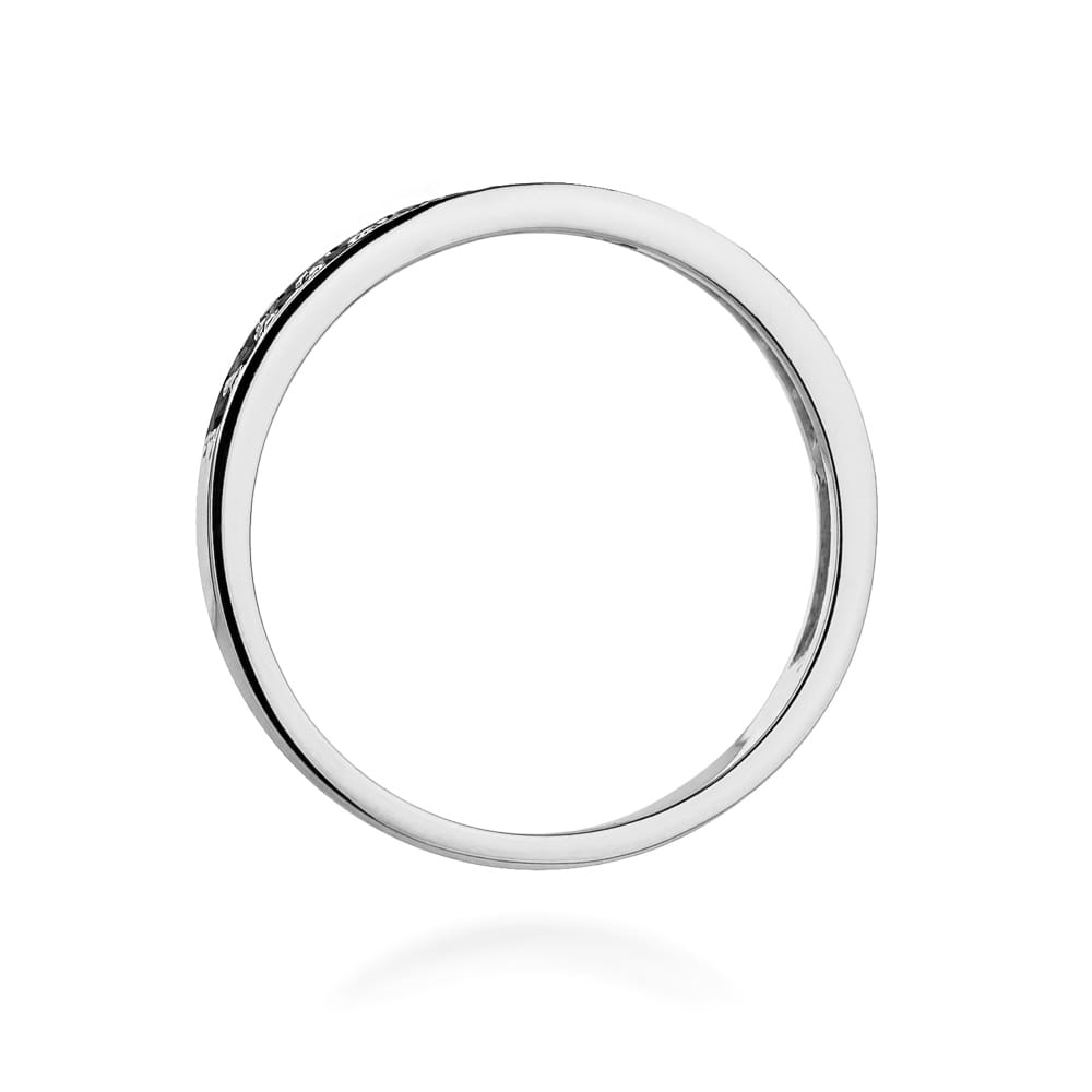 Gold Ring With Black Diamonds