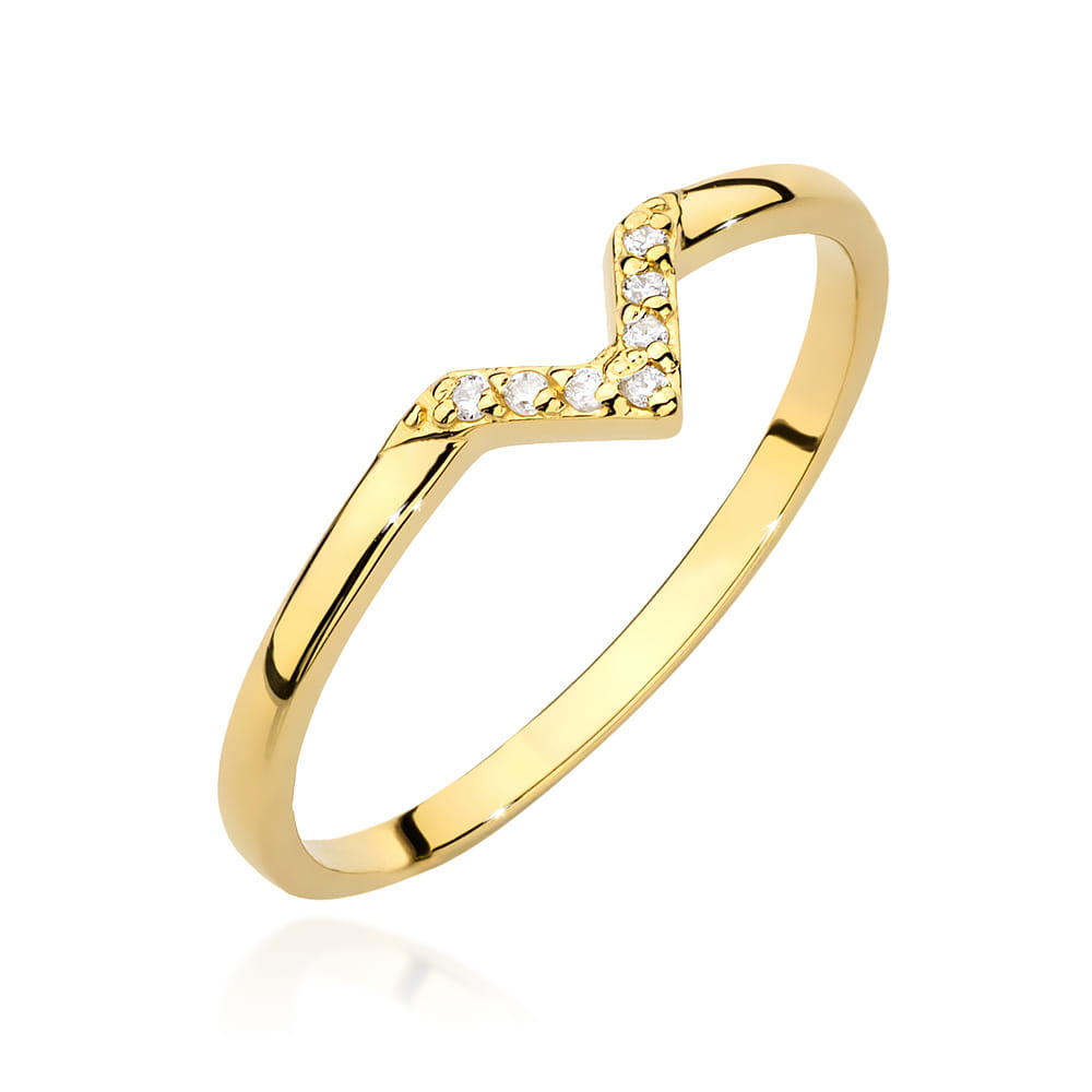 Gold Ring With Diamonds
