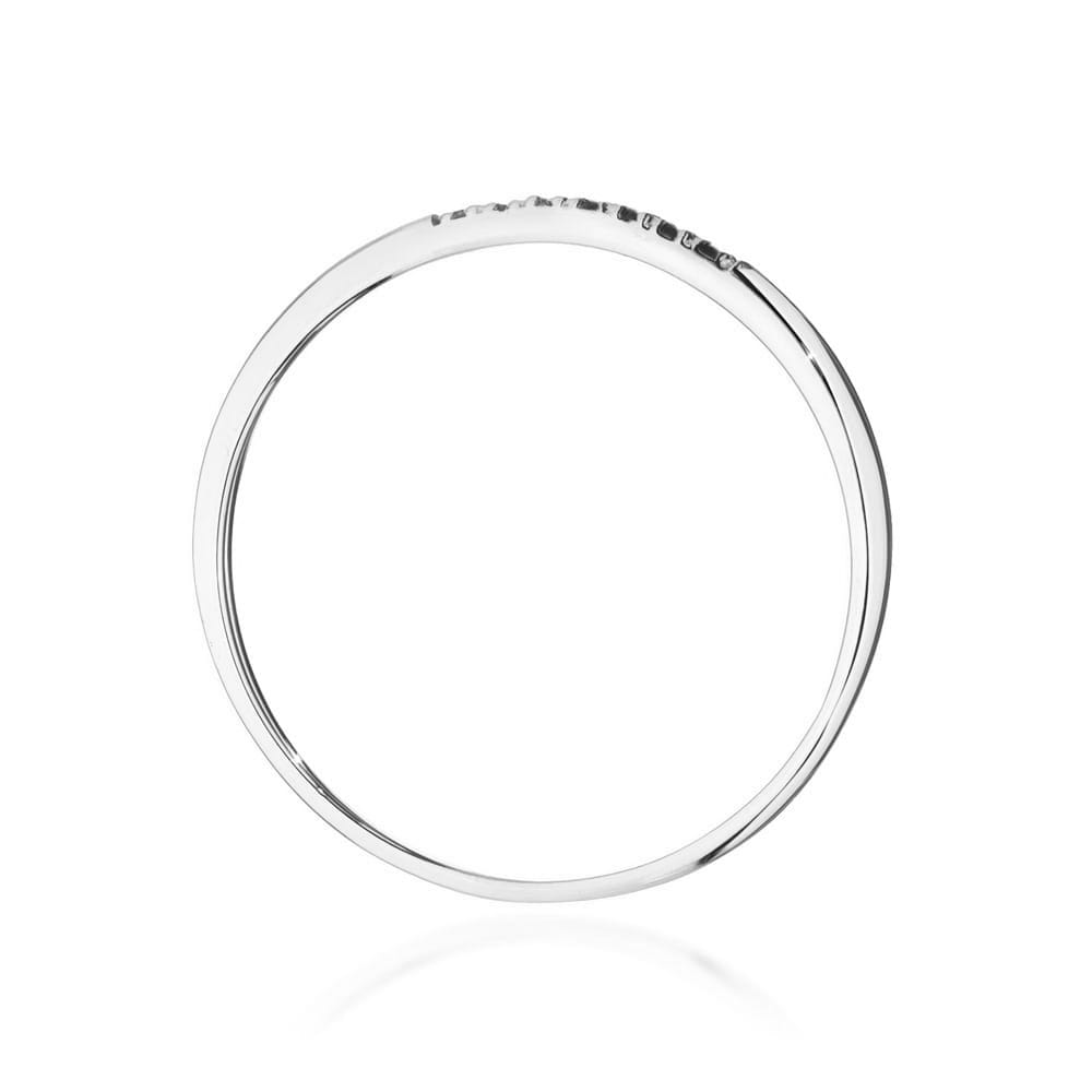 Gold Ring With Black Diamonds