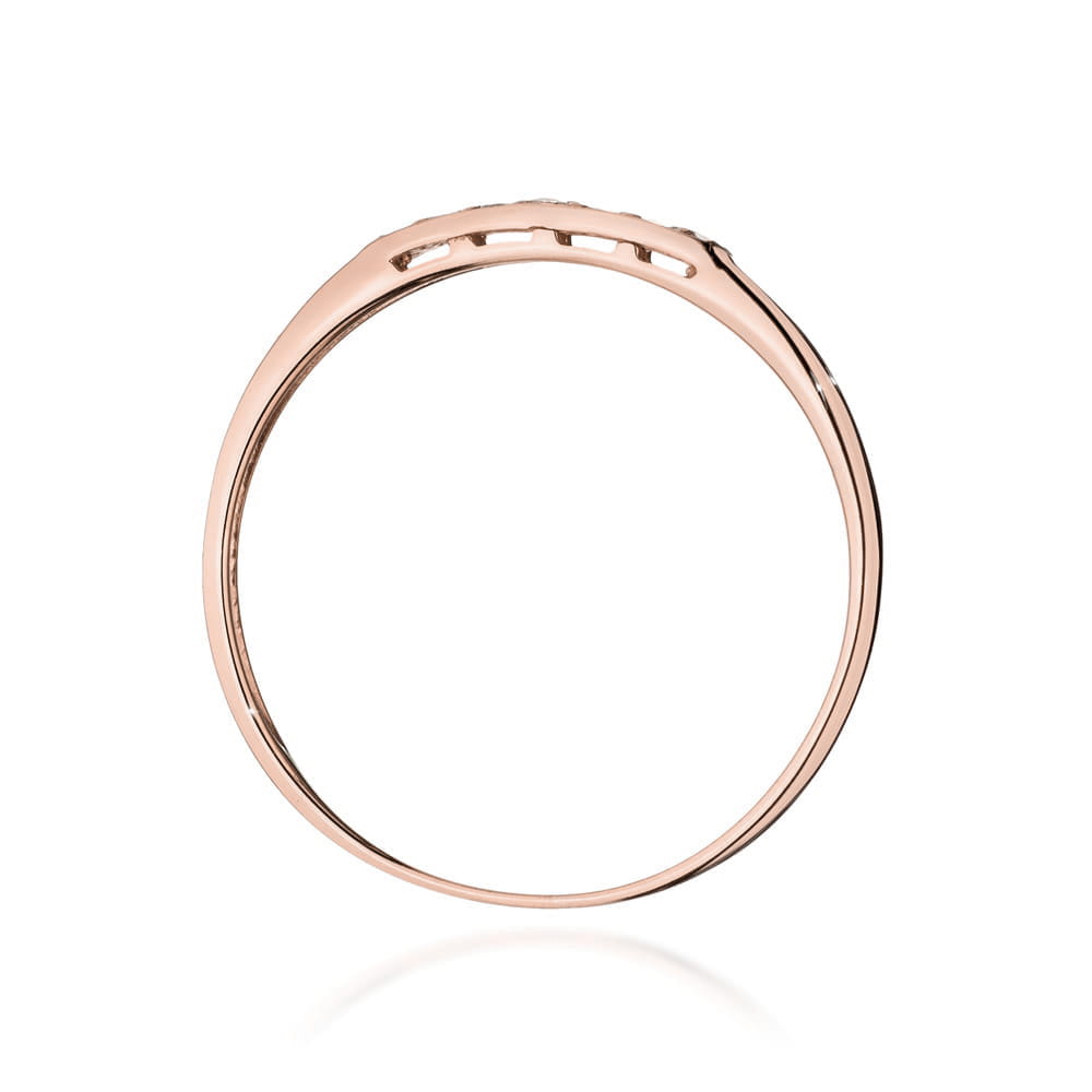 Gold Ring With Black Diamonds