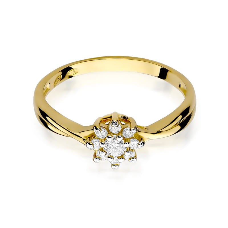 Gold Ring With Diamonds