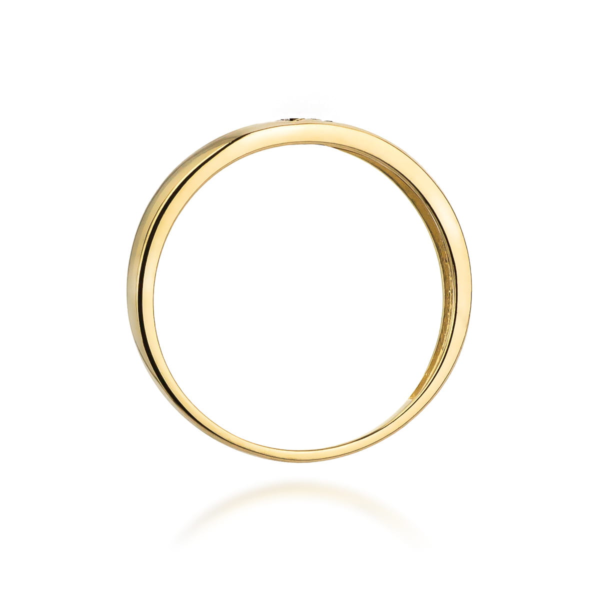 Gold Ring With Black Diamonds