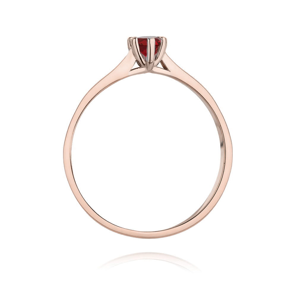 Gold Ring With Ruby