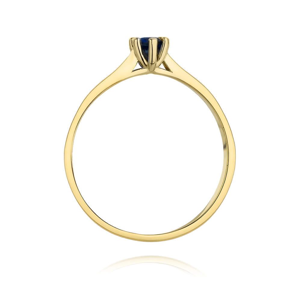Gold Ring With Sapphire