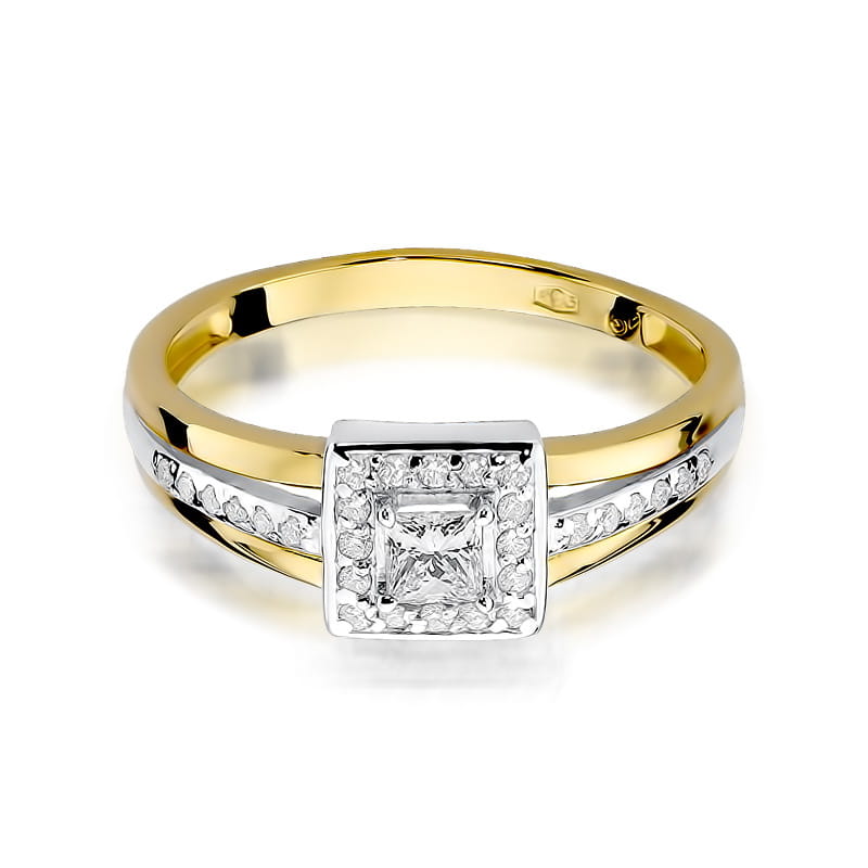 Gold Ring With Diamonds