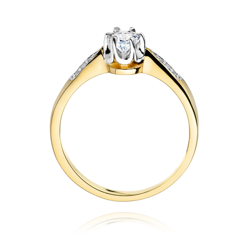 Gold Ring With Diamonds