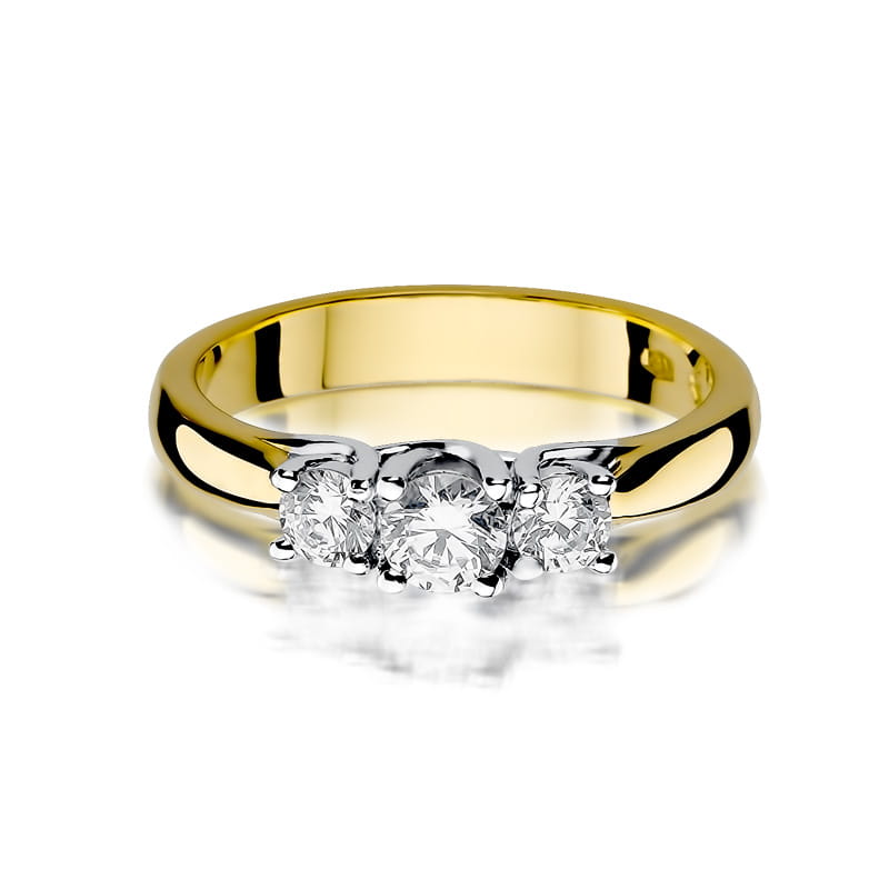 Gold Ring With Diamonds