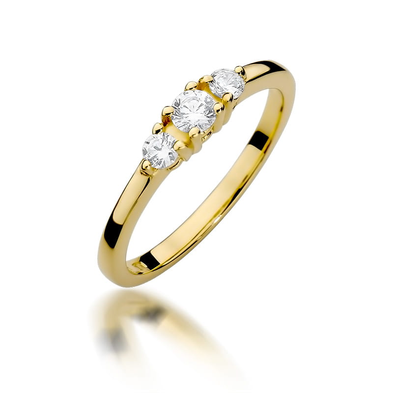 Gold Ring With Diamonds