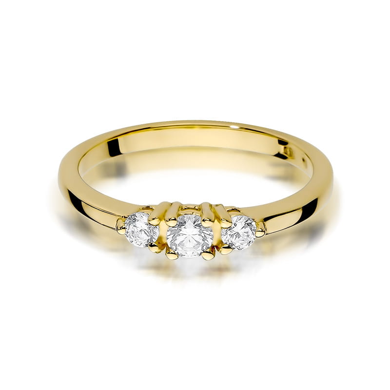 Gold Ring With Diamonds