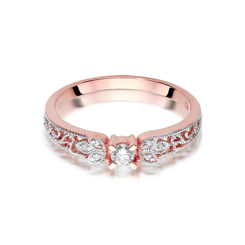 Gold Ring With Diamonds