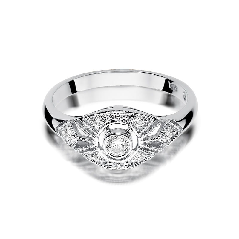 Gold Ring With Diamonds