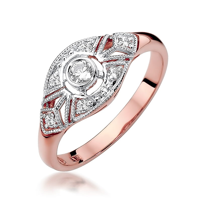 Gold Ring With Diamonds