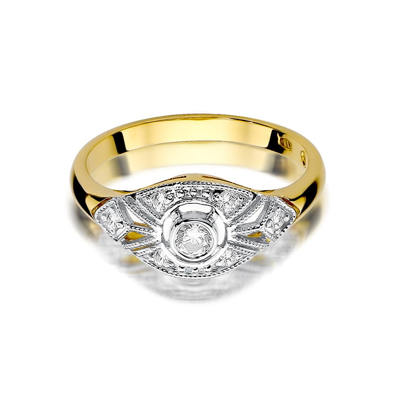 Gold Ring With Diamonds