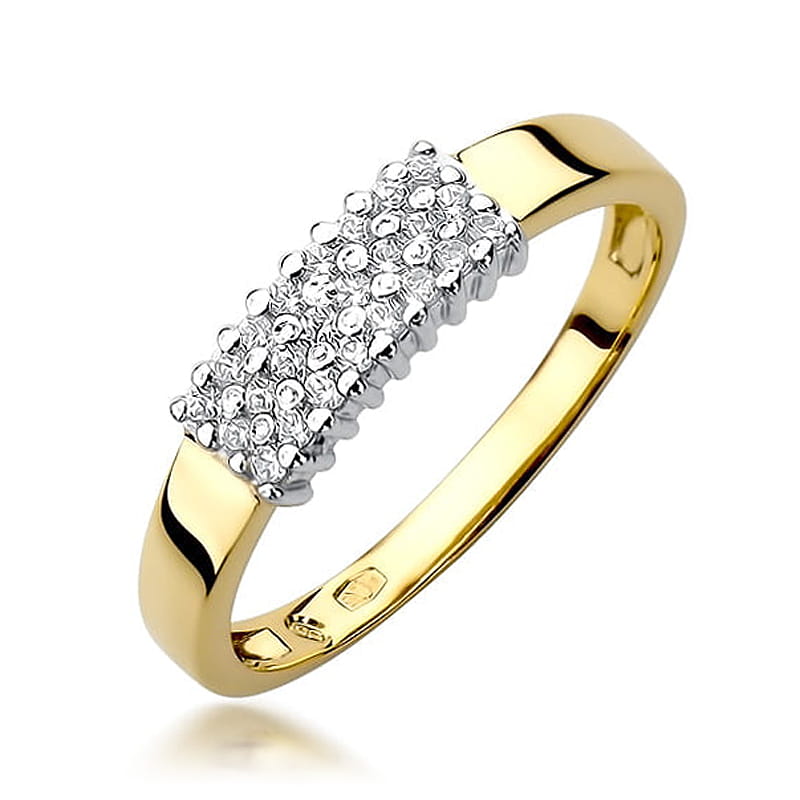 Gold Ring With Diamonds