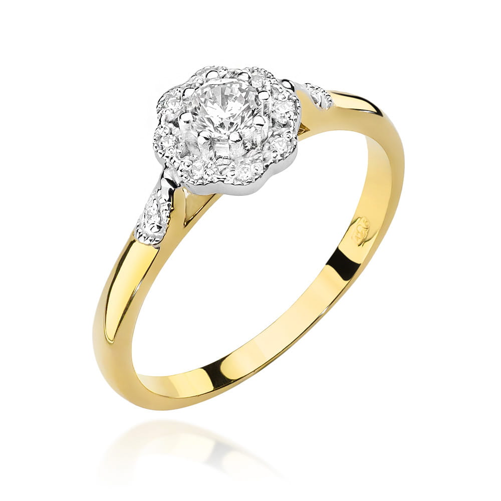 Gold Ring With Diamonds