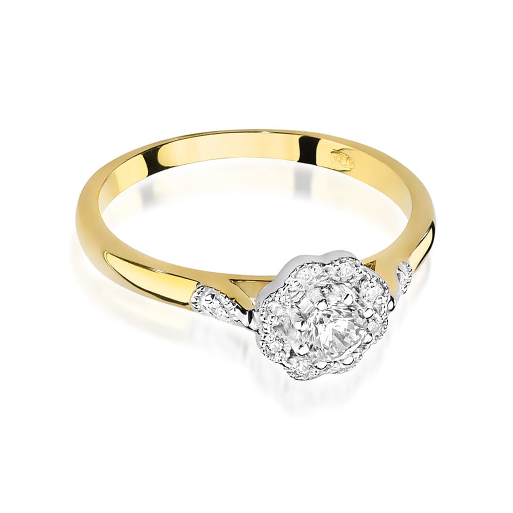 Gold Ring With Diamonds