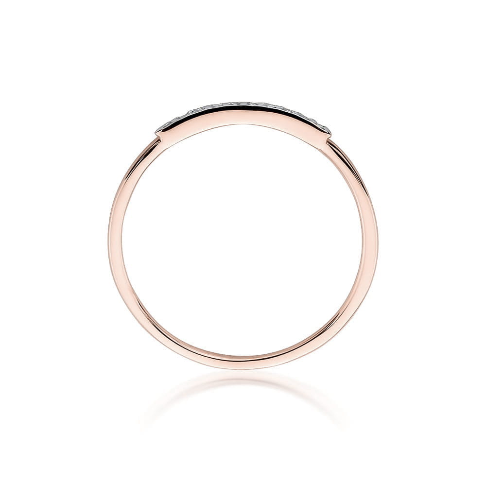 Gold Ring With Black Diamonds