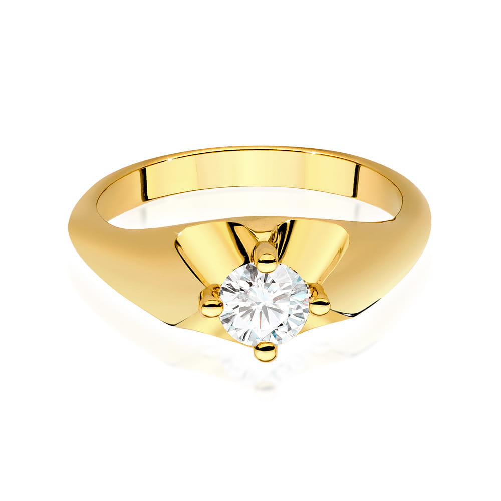Gold Ring With Diamond