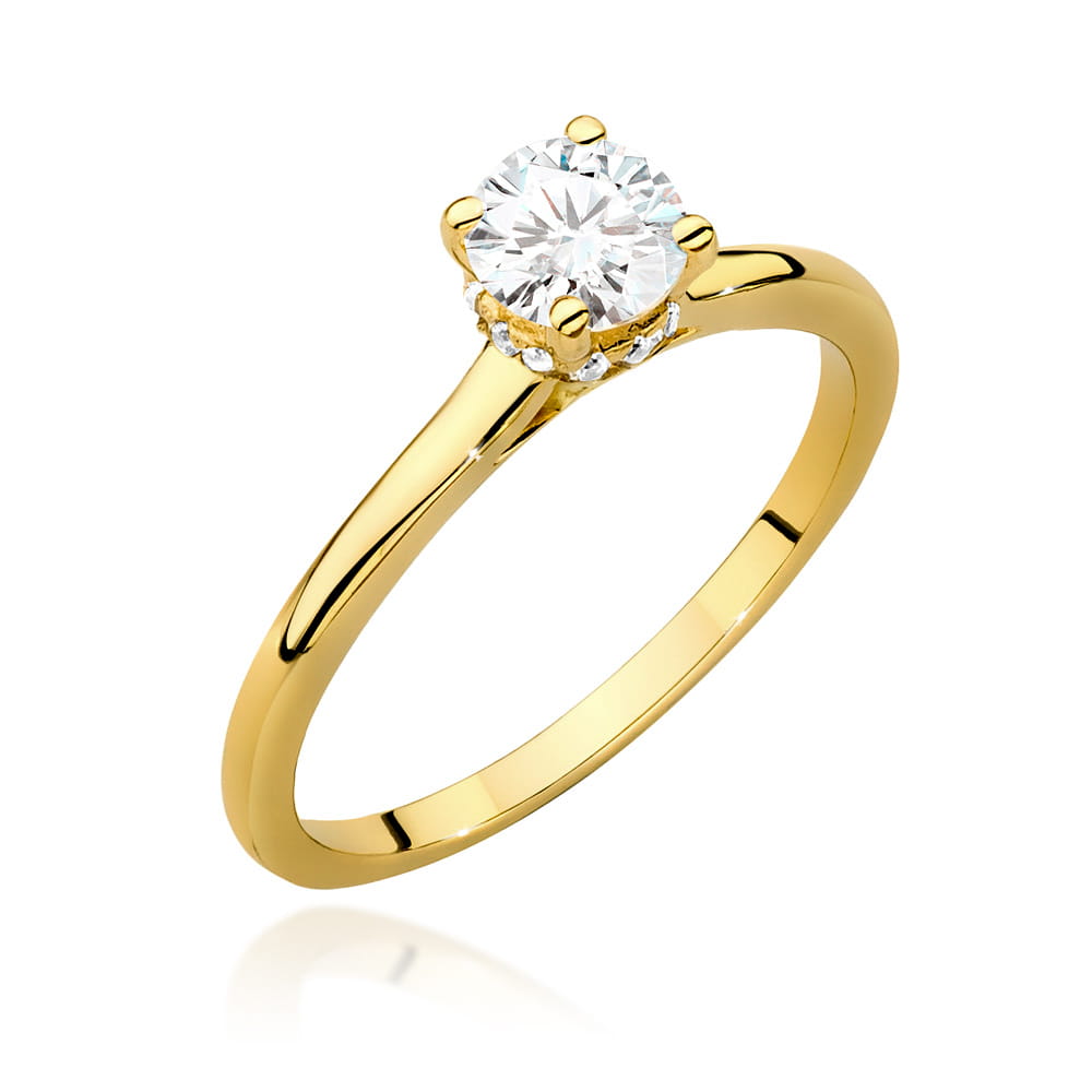 Gold Ring With Diamonds