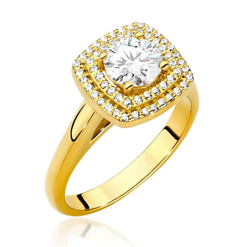 Gold Ring With Diamonds
