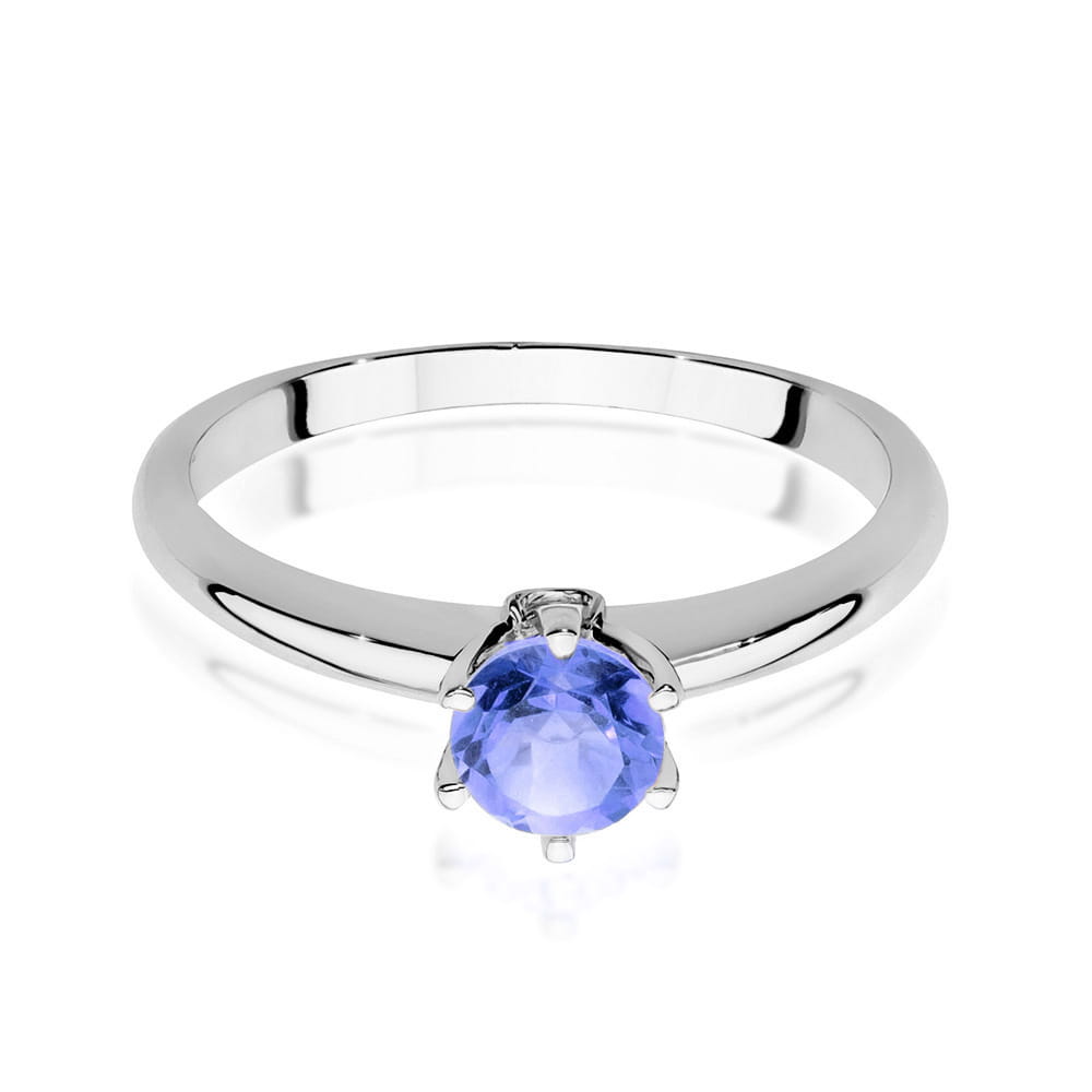 Gold Ring With Tanzanite And Diamonds