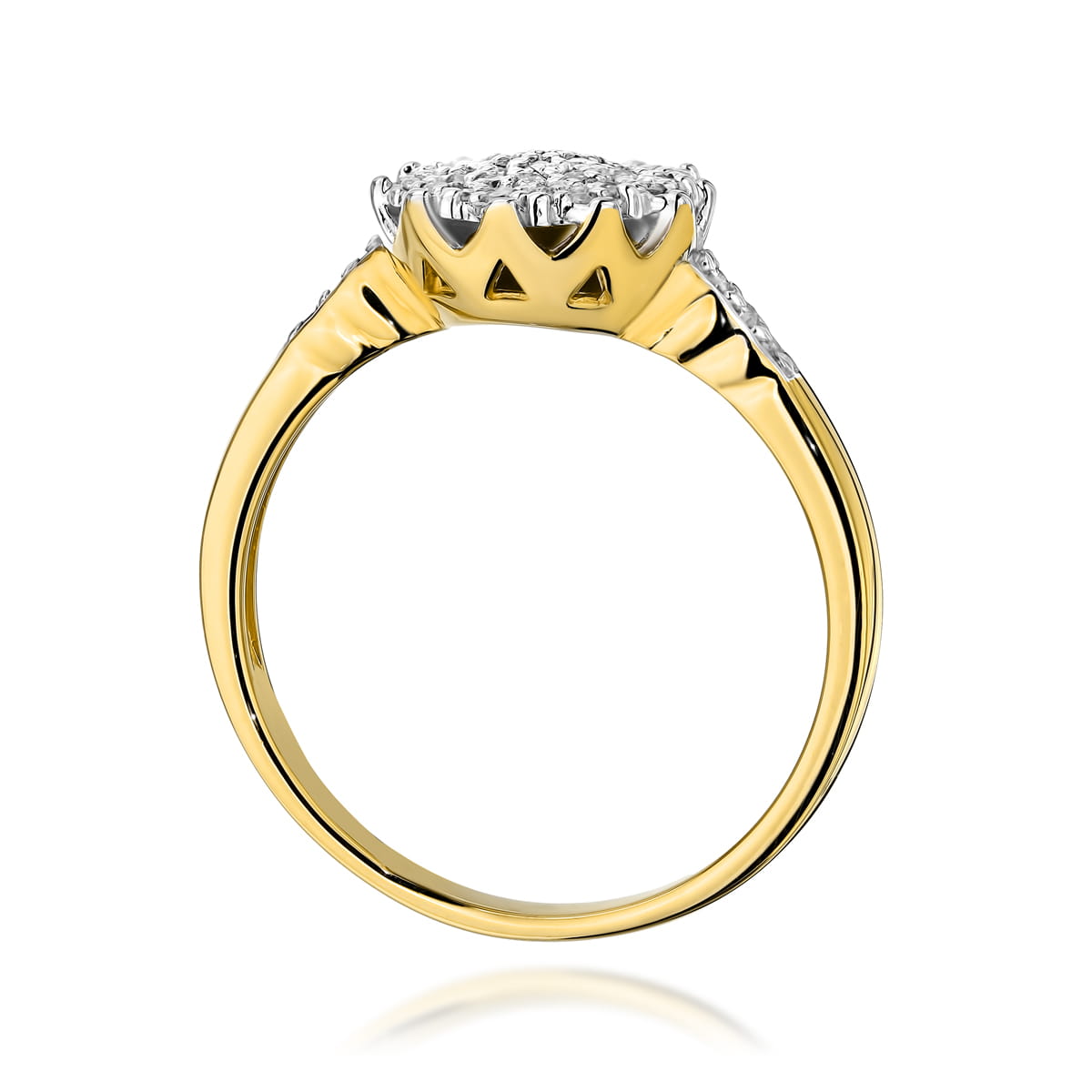 Gold Ring With Diamonds