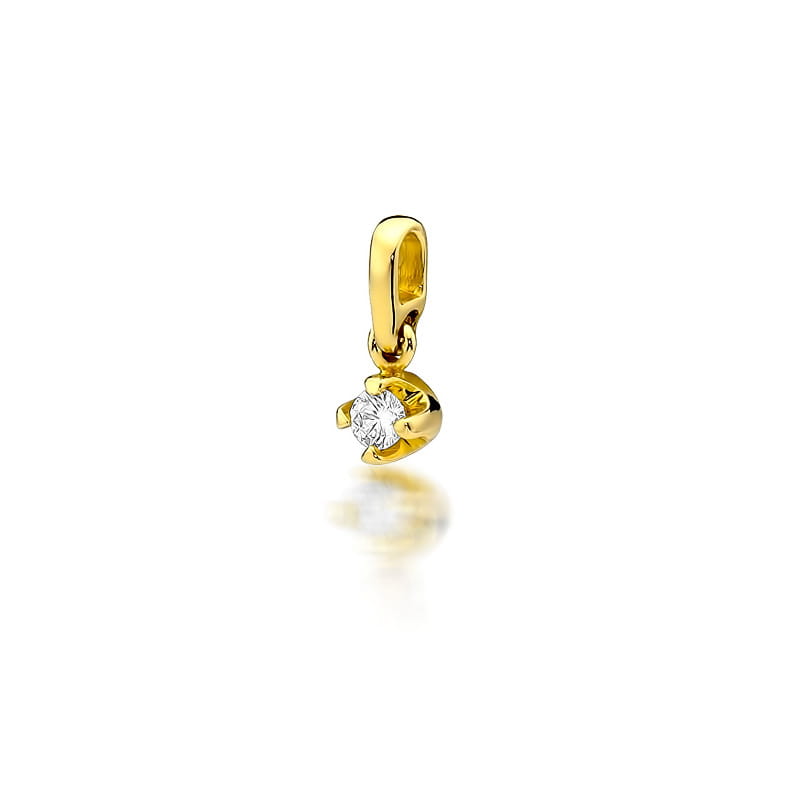 Gold Pendant With Diamond