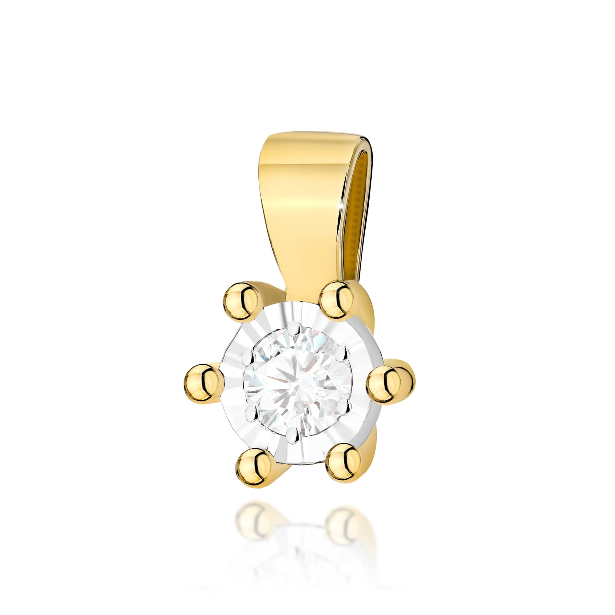 Gold Pendant With Diamond