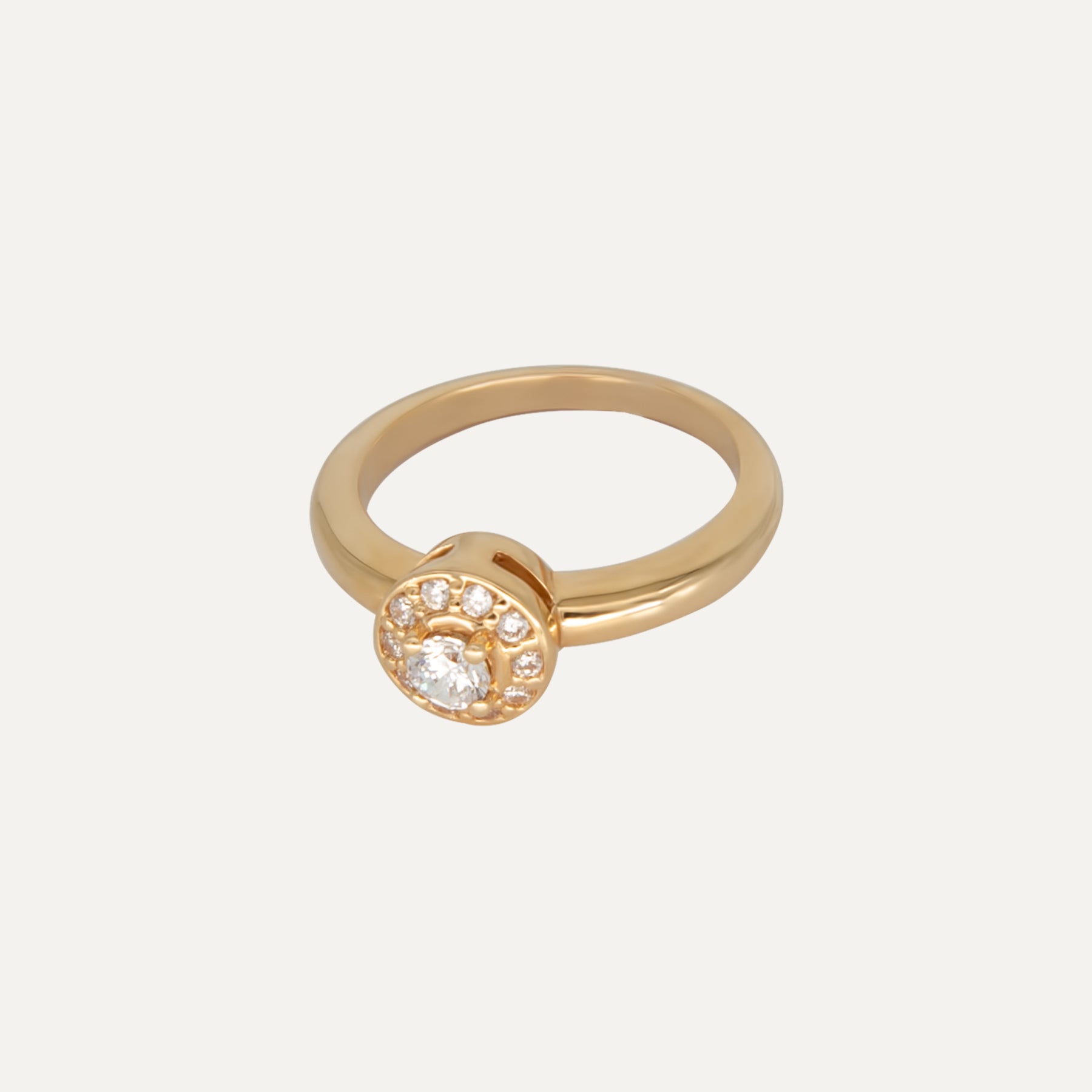 Auksinis žiedas „Princesė - Sužadėtuvių“