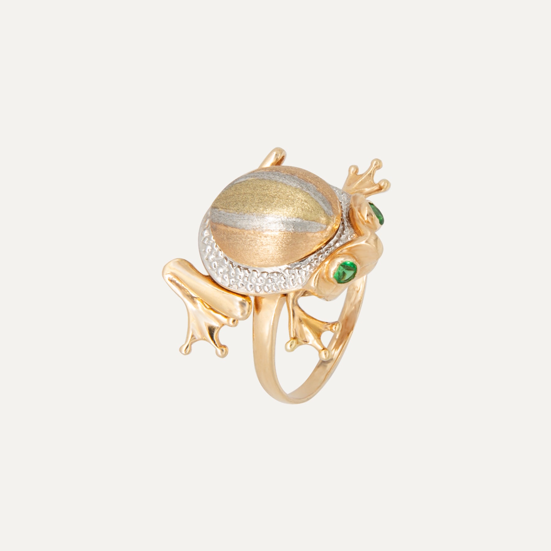 Auksinis žiedas „Varlė“