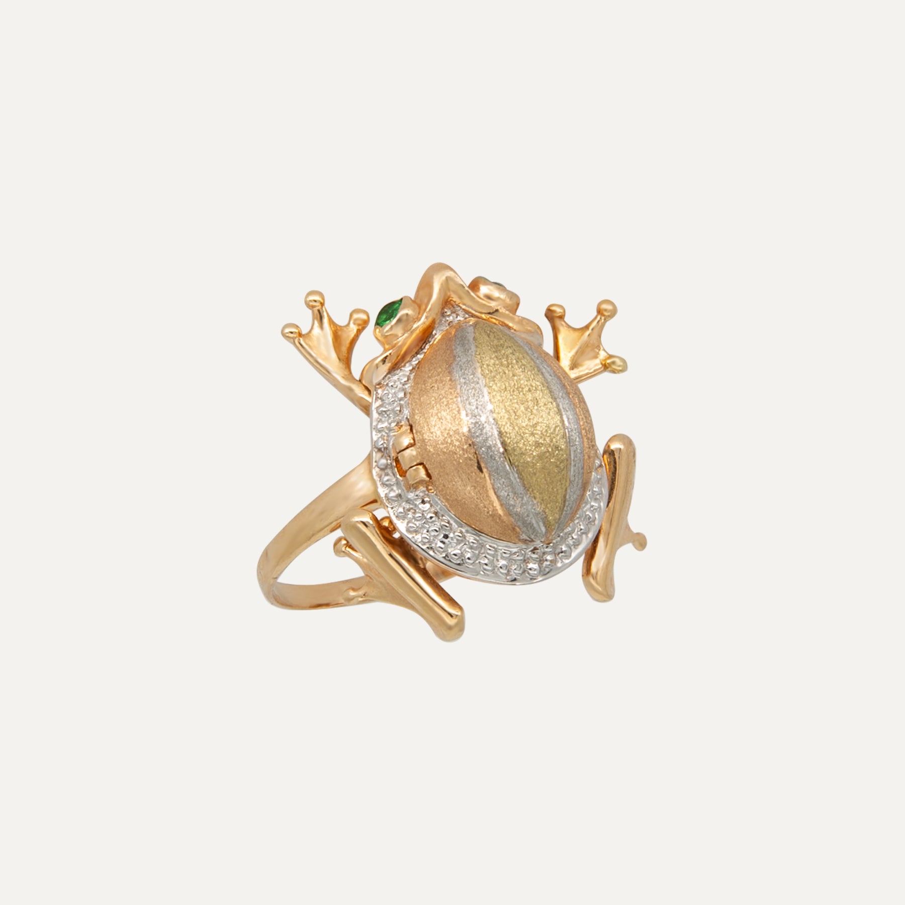 Auksinis žiedas „Varlė“